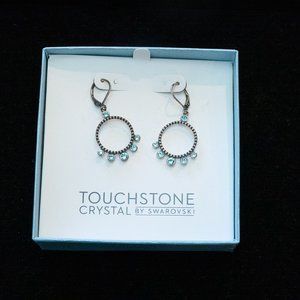 Cirque Earrings Touchstone by Swarovski RARE